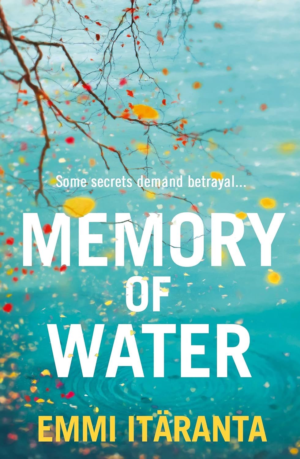 Book cover illustration for Memory of Water (UK Paperback)